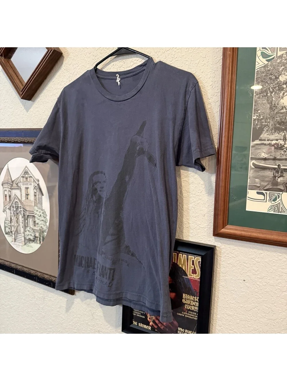 Michael Franti & Spearhead RARE Hey World! Tour Shirt Black 2009 Concert Medium